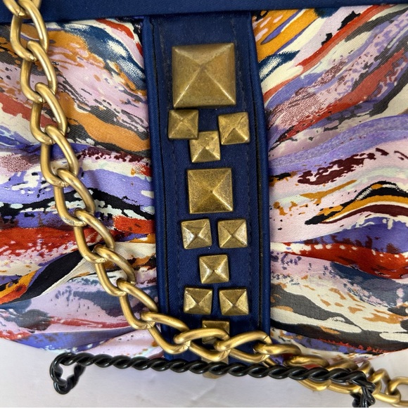 ARIA BY MARY FRANCES SATIN SHOULDER BAG - Picture 4 of 12